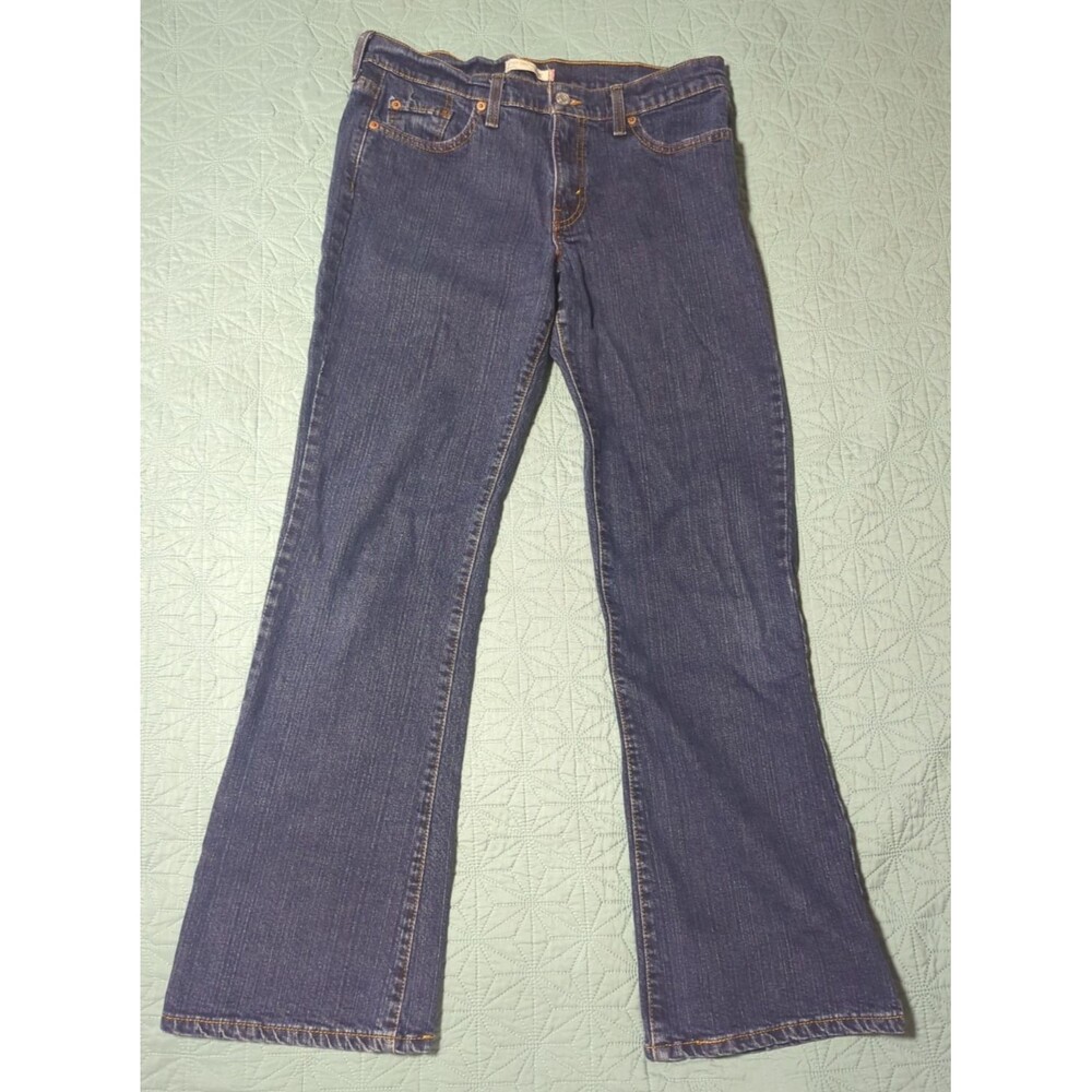 Levi's Vintage 515 Women's Bootcut Jeans Sz 10M Dark Blue Mid-Rise Stretch